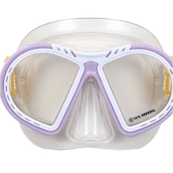 U.S. Divers Jr Snorkeling Combo Ages 6+ (White & Purple) Mask & Snorkel Included - Picture 4 of 4
